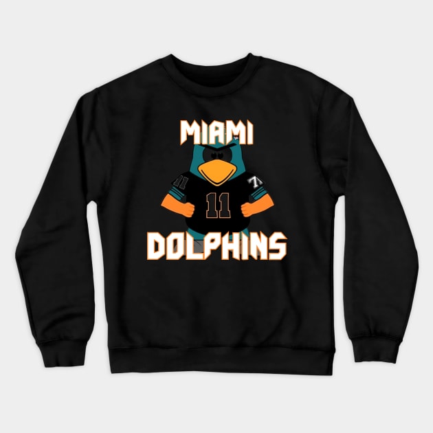 Miami Dolphins Crewneck Sweatshirt by Pixy Official